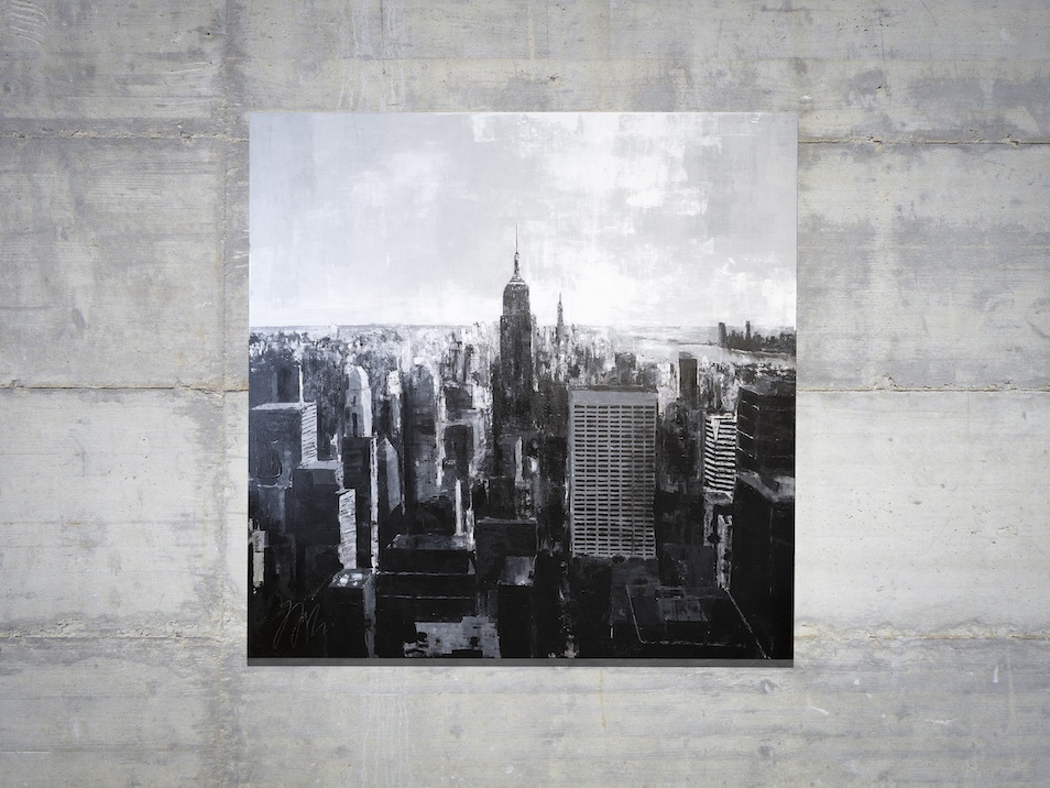 New York city scape composition contemporary painting