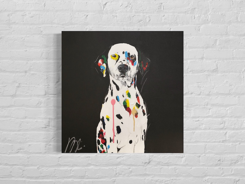 Dalmetian_contemporary painting art