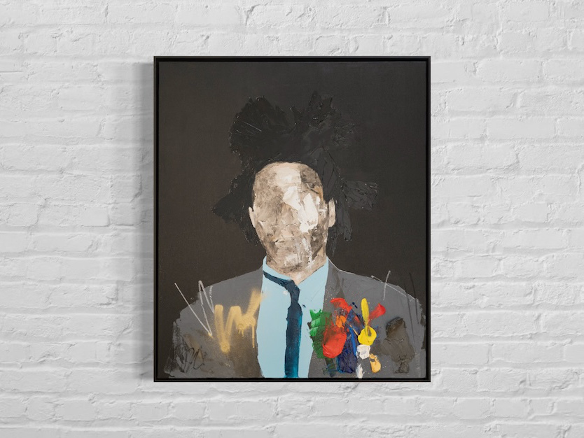 Jean-Michel Basquiat_abstract portrait