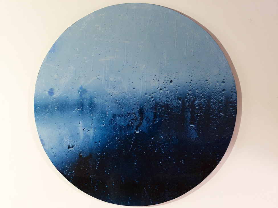 The Rain contemporary mixed media art