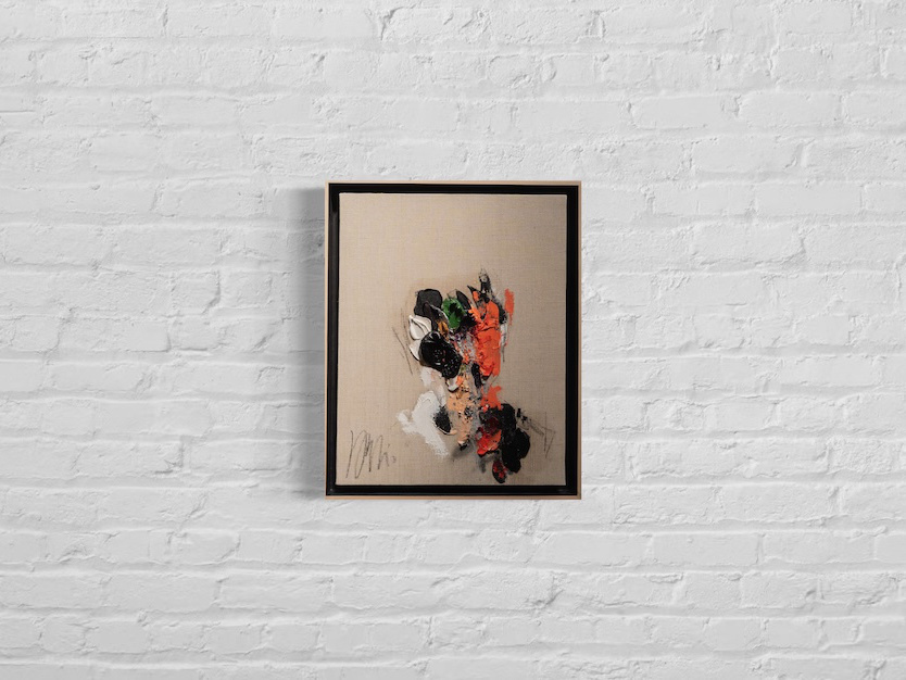 Black_abstract portrait 