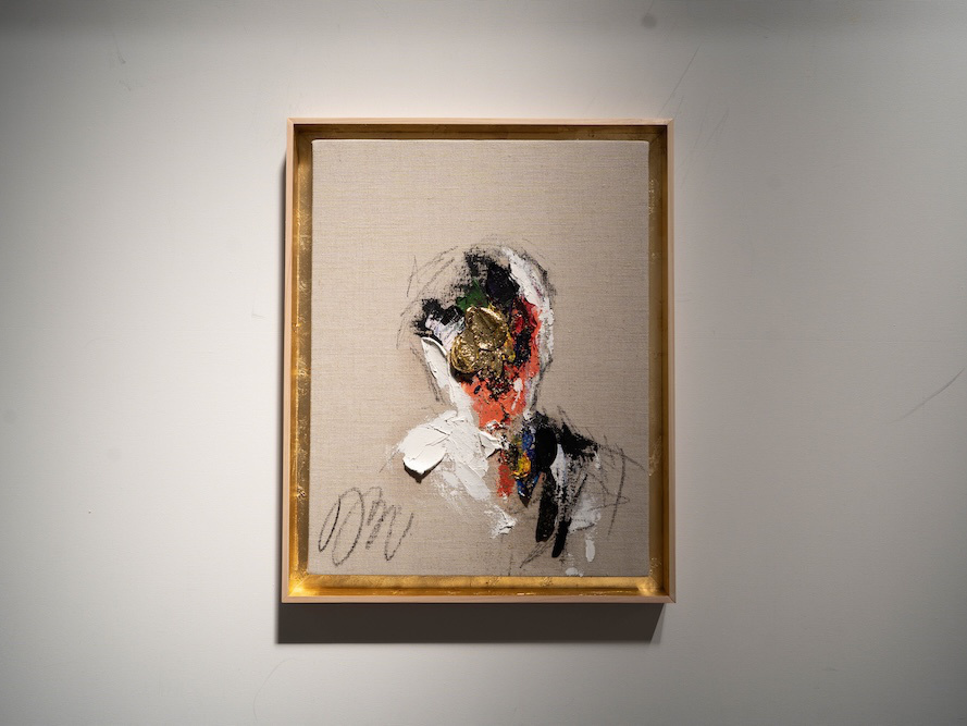 Antique Gold_abstract portrait 