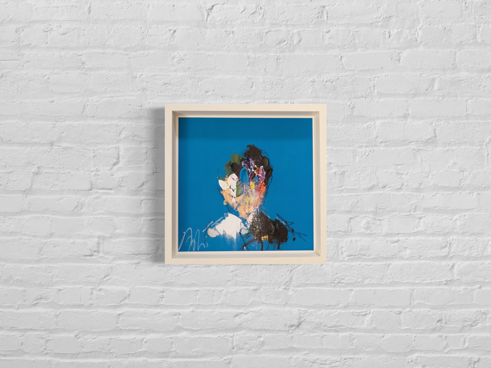 Man abstract portrait_figure contemporary art