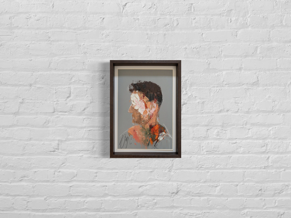 Man abstract portrait_figure contemporary art