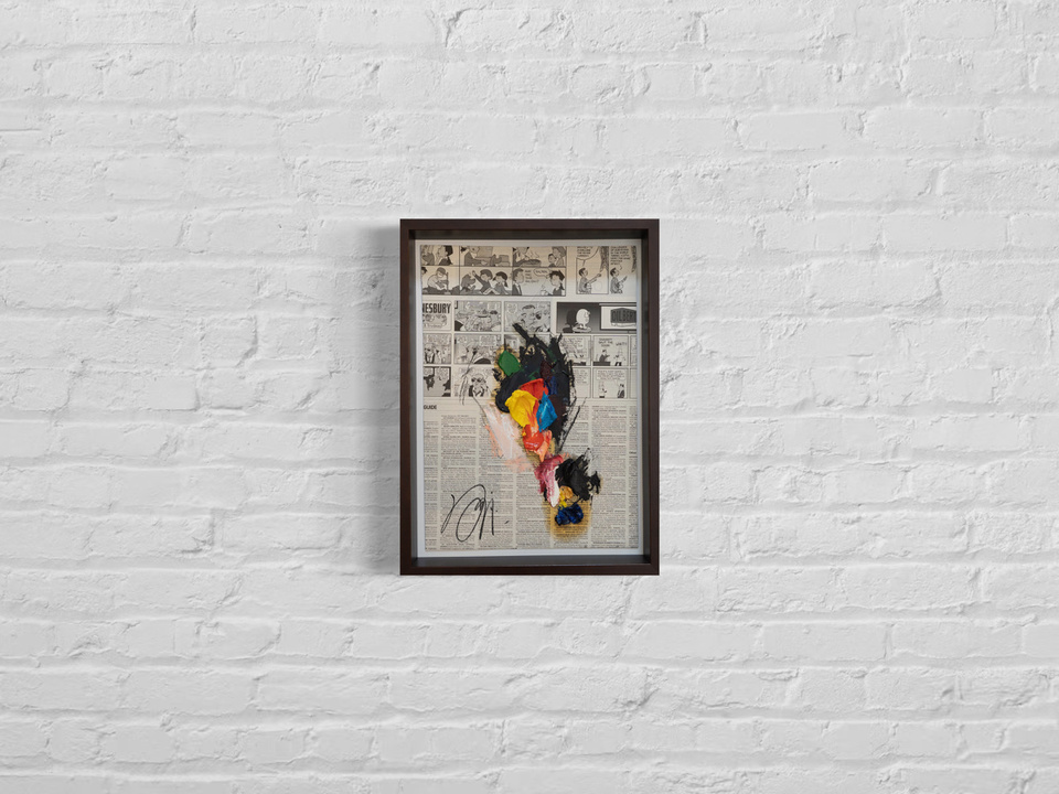 Man abstract portrait_figure contemporary art