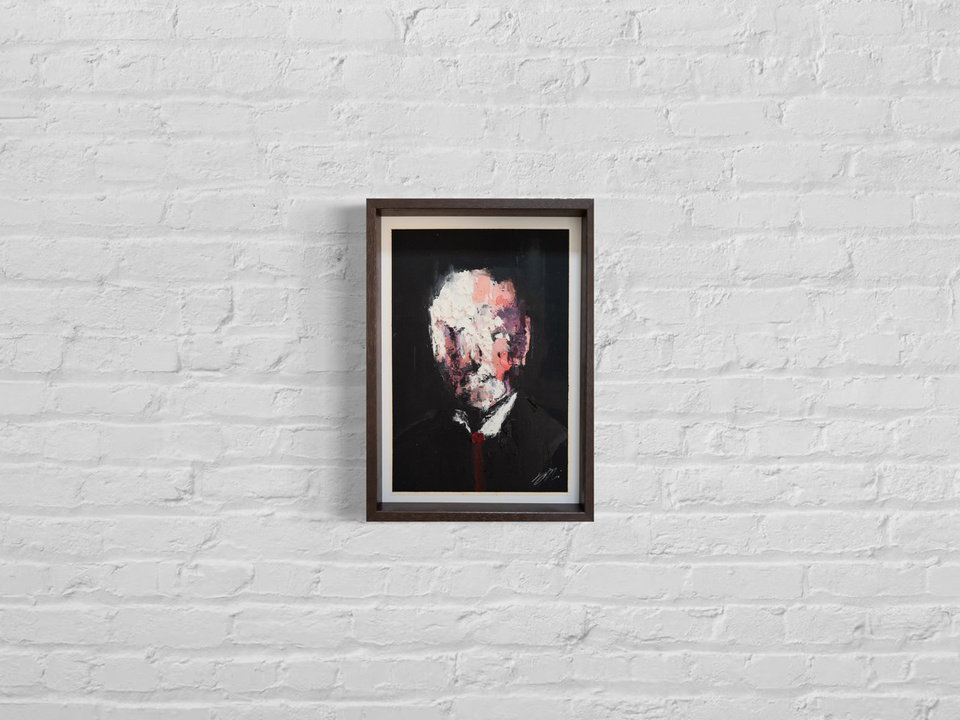 Man abstract portrait_figure contemporary art