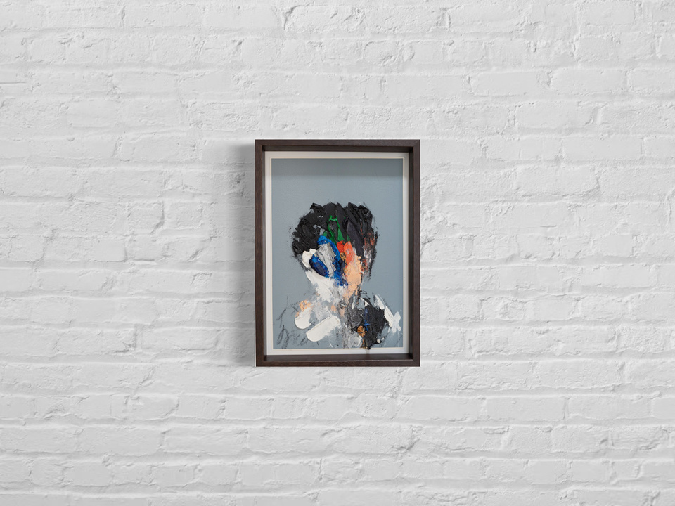 Man abstract portrait_figure contemporary art